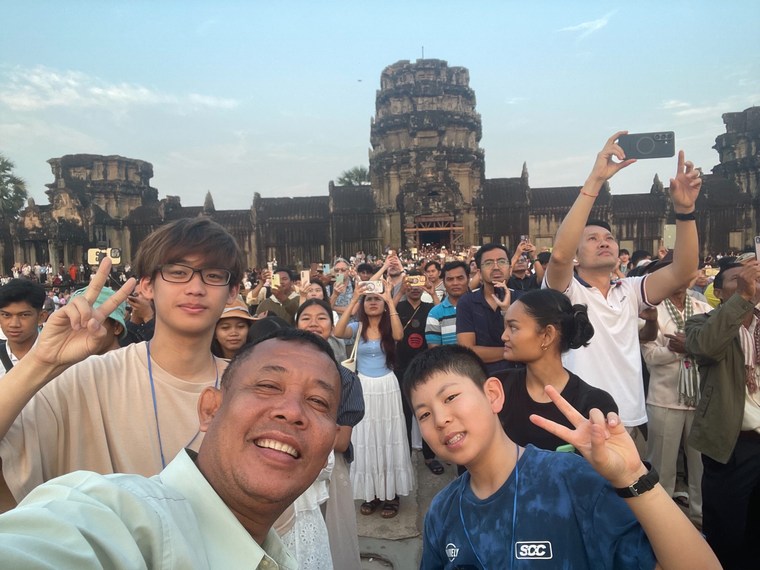 春分の日朝日鑑賞